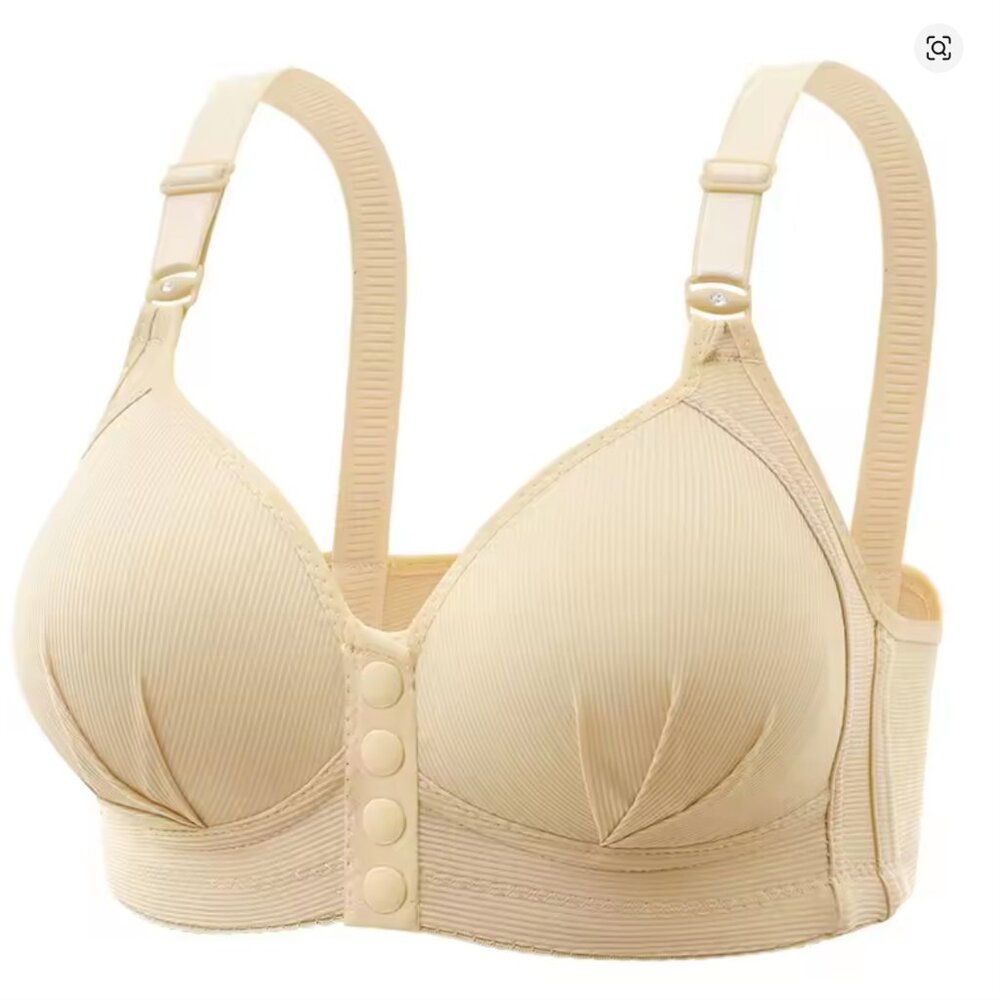 Womens' Bra 38C no wire. front snap closure.